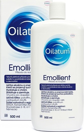 OILATUM EMOLLIENT 634MG/G přísada do koupele 1X500ML