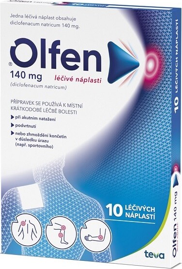 OLFEN 140MG léčivé náplasti 10