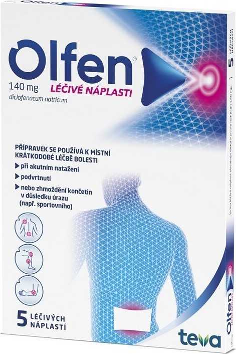 OLFEN 140MG léčivé náplasti 5