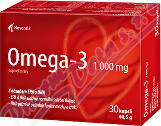 Omega-3 1000mg cps.30 pro zdravé srdce a cévy