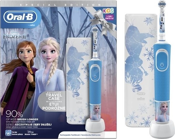 Oral-B Kids Elektrický kartáček dětský Frozen + pouzdro
