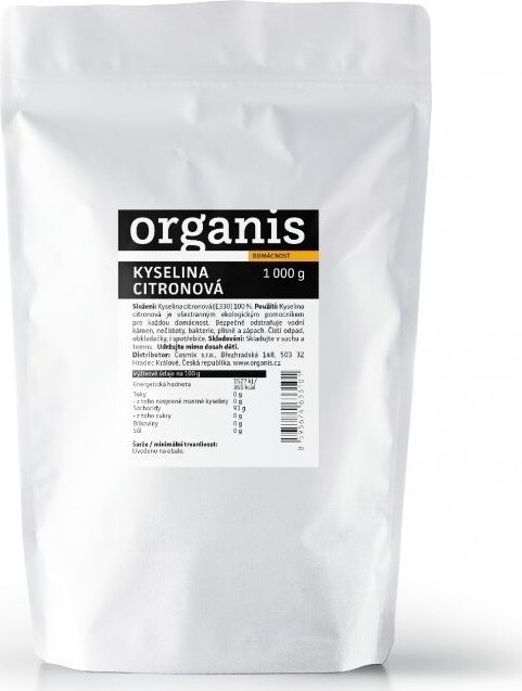Organis Kyselina citronová 1000g