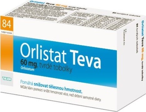 ORLISTAT TEVA 60MG tvrdé tobolky 84 I