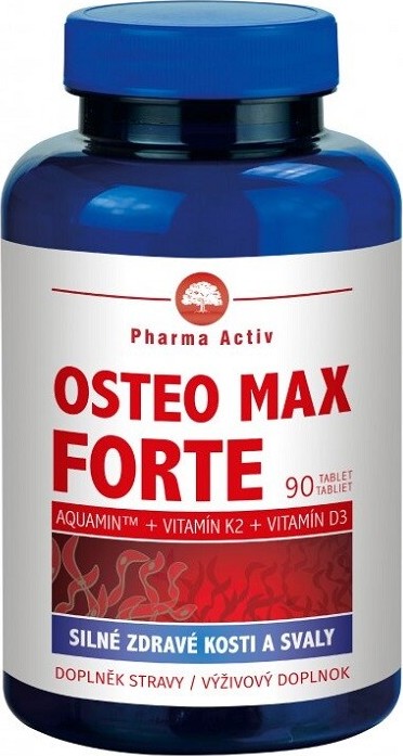 OSTEO MAX FORTE 1200 mg Vitamin K2 + D3 + Vápník 90 tablet