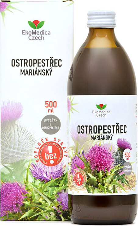 Ostropestřec Mariánský výtažek 500ml EkoMedica