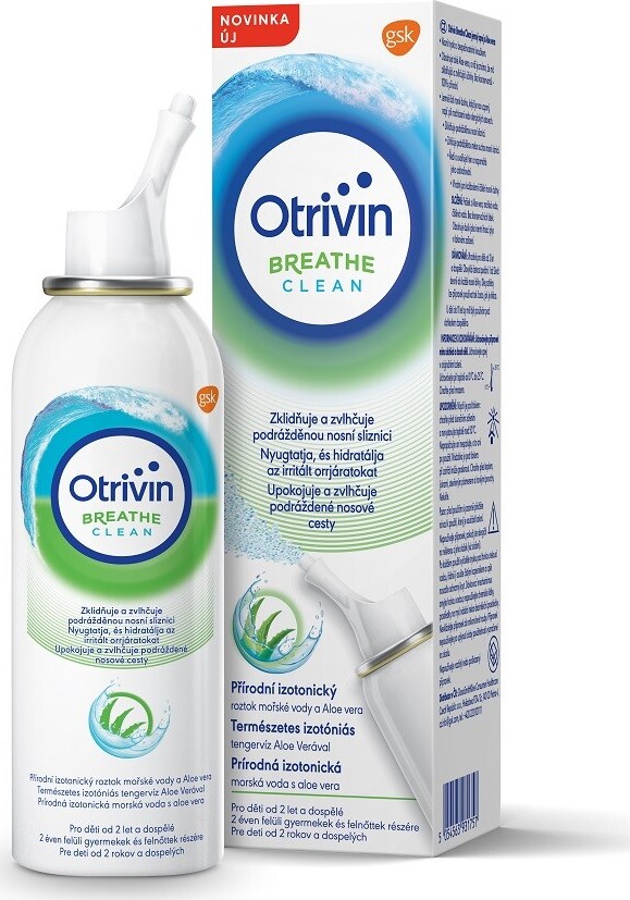 Otrivin Breathe Clean sprej s Aloe vera 100ml
