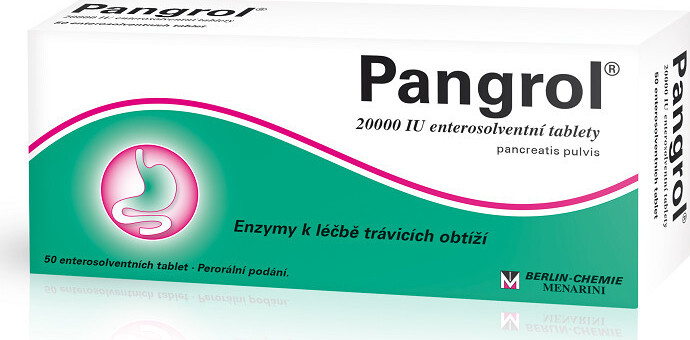 PANGROL 20000IU enterosolventní tableta 50 II