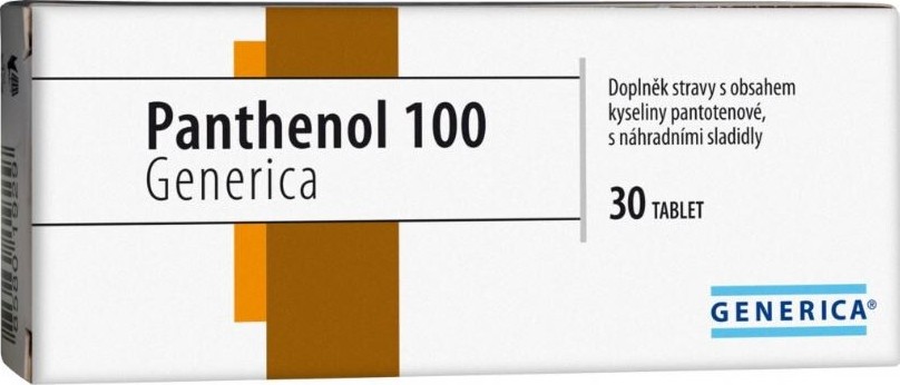 Panthenol 100 Generica tbl.30