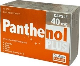 Panthenol PLUS 40mg cps.60 Dr.Müller