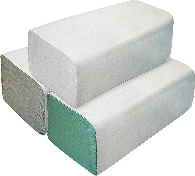Papírové ručníky skládané ZZ 1vrstvé bílé 2x250ks