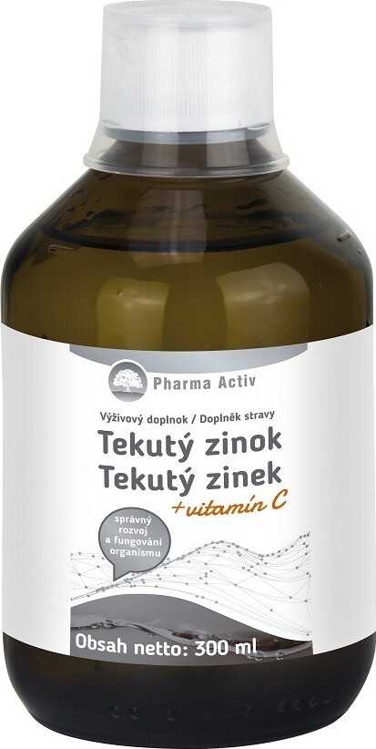 Pharma Activ Koloidní zinek + Vitamín C liquid 300 ml