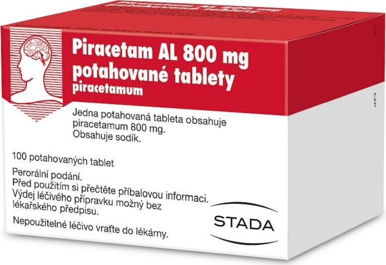 PIRACETAM AL 800MG potahované tablety 100