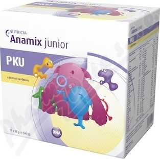 PKU ANAMIX JUNIOR S PŘÍCHUTÍ VANILKOVOU perorální prášek 15X36G