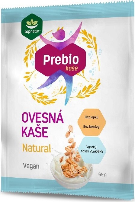 Prebio ovesná kaše Natural 65g TOPNATUR