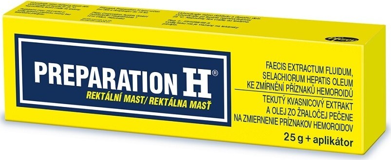 PREPARATION H 10MG/G+30MG/G rektální mast 25G