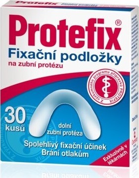 Protefix Fixační podložky - dolní zub.prot.30ks