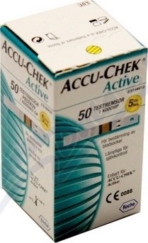 PROUŽKY DIAGNOSTICKÉ ACCU-CHEK ACTIVE 50 INZ.REŽ.U DM