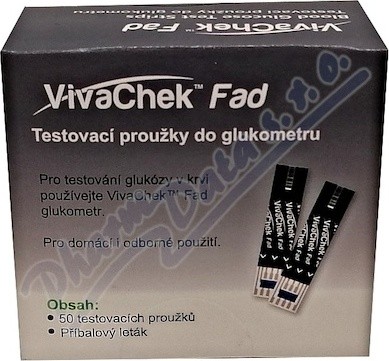 PROUŽKY DO GLUKOMETRU VIVACHEK FAD