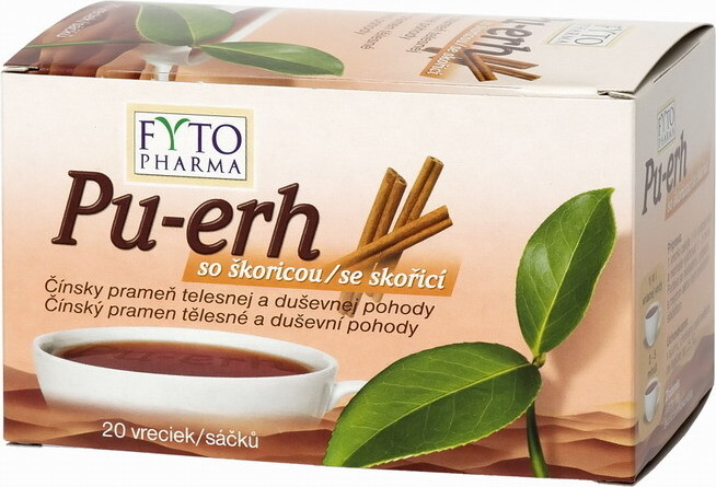 Pu-erh se skořicí 20x1.5g n.s. Fytopharma