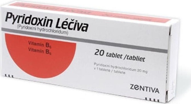 PYRIDOXIN LÉČIVA 20MG neobalené tablety 20