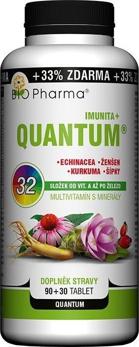 QUANTUM Imunita+ 32 složek tbl.90+30 BIO-Pharma