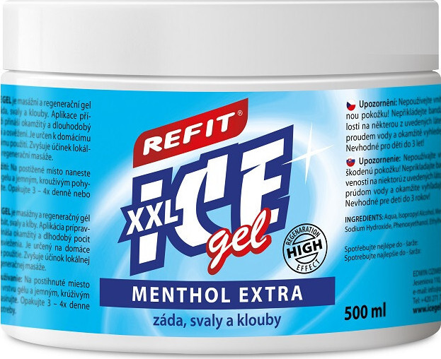 Refit Ice gel Menthol Extra XXL 500ml