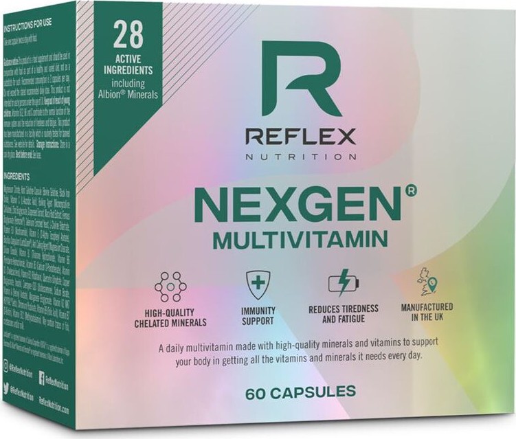 Reflex Nutrition Nexgen multivitamín cps.60