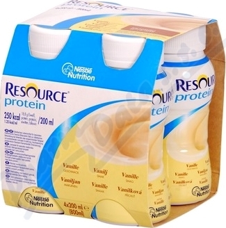 RESOURCE PROTEIN VANILKOVÝ 4X200 ML perorální roztok 4X200ML