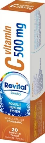 Revital C vitamin 500mg pomeranč tbl.eff.20