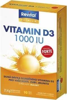 Revital Vitamin D3 Forte 1000 IU tbl.90