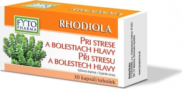 RHODIOLA tobolky při stresu 30ks Fytopharma