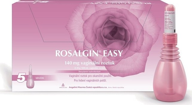 ROSALGIN EASY 140MG vaginální roztok 5X140ML