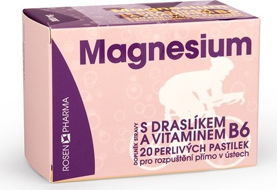 Rosen Magnesium 300mg perlivé pastilky 20ks