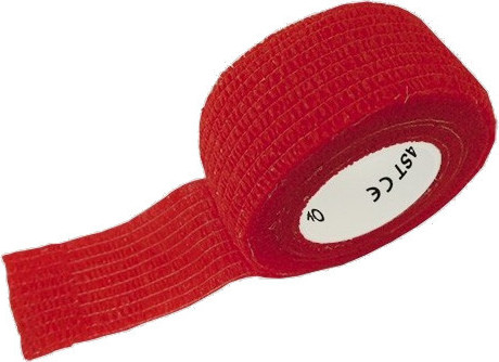 Rychlonáplast elastická 25mm x 450cm červená