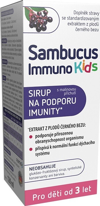 Sambucus Immuno kids sirup 120 ml