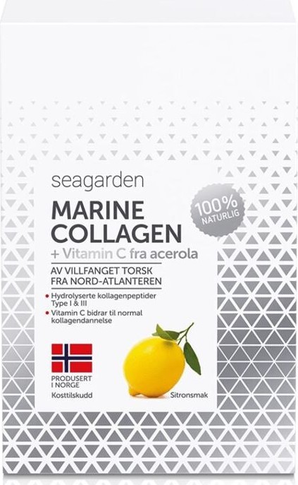 Seagarden Marine Collagen+Vitamin C 30x5g citron