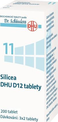 SILICEA DHU D6(D12) neobalené tablety 200