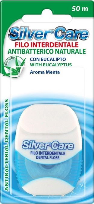 SilverCare Dentální nit antibakteriální 50 m
