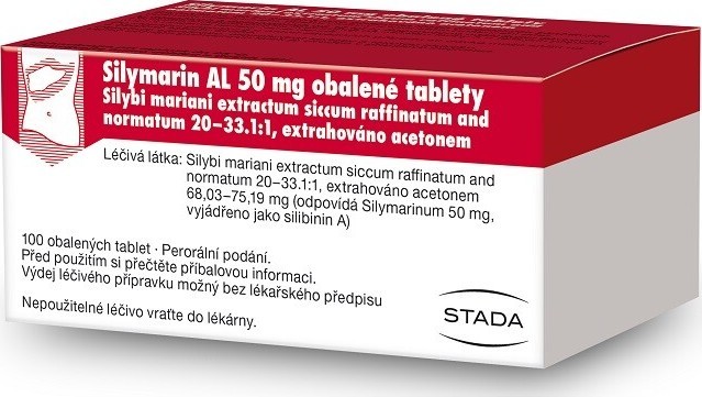 SILYMARIN AL 50MG obalené tablety 100