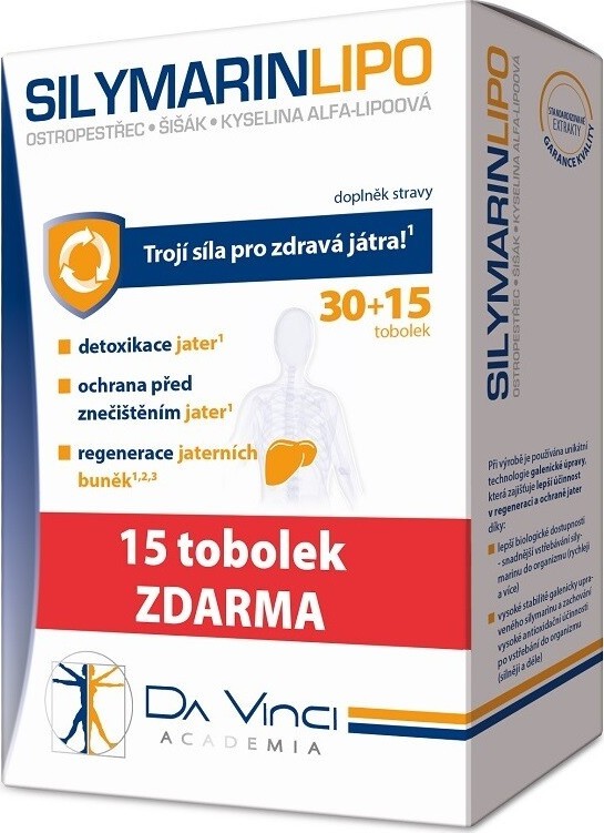 SILYMARIN LIPO Da Vinci Academia 30+15 tobolek