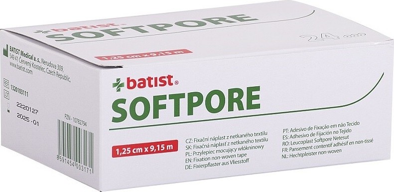 SOFTPORE náplast z netkaného textilu 1