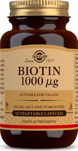 Solgar Biotin 1000mcg 50 kapslí