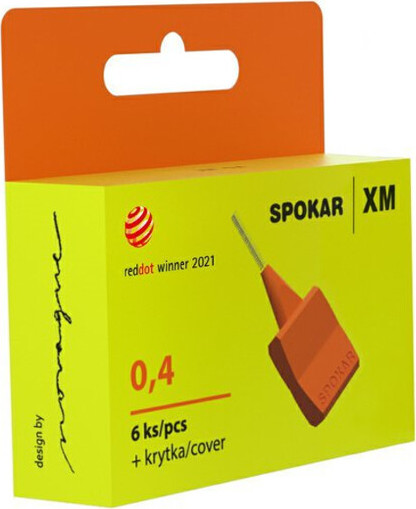 SPOKAR XM mezizubní kartáčky oranžové 0.4mm 6ks