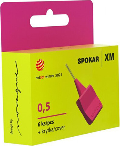 SPOKAR XM mezizubní kartáčky růžové 0.5mm 6ks