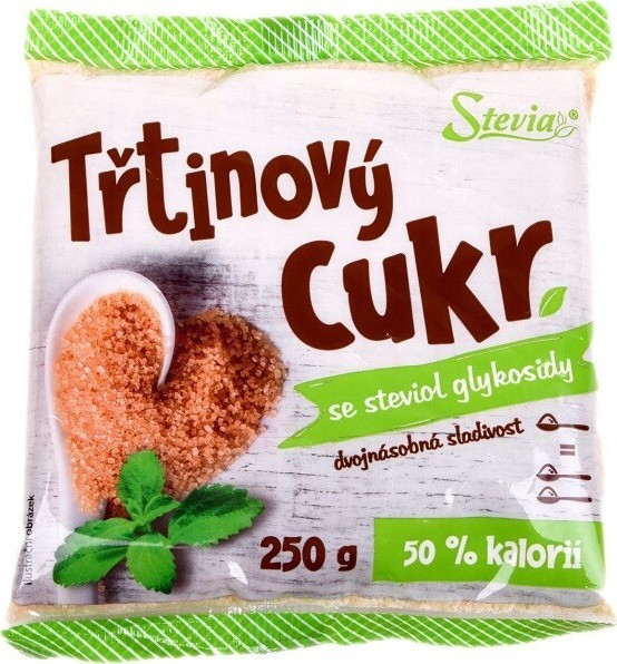 Stevia třtinový cukr se steviol-glykosidy 250g