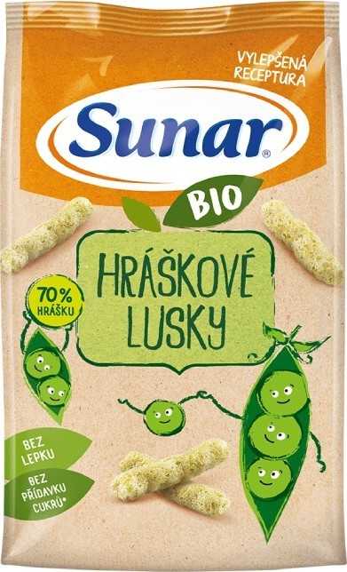 Sunar BIO křupky Hráškové lusky 45g