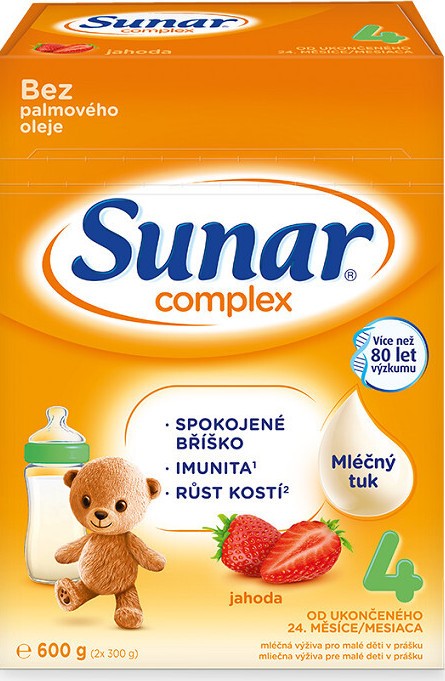 Sunar Complex 4 jahoda 600g