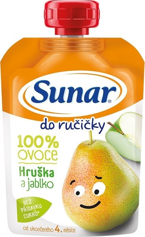 Sunar Do ručičky jablko-HRUŠKA 100g