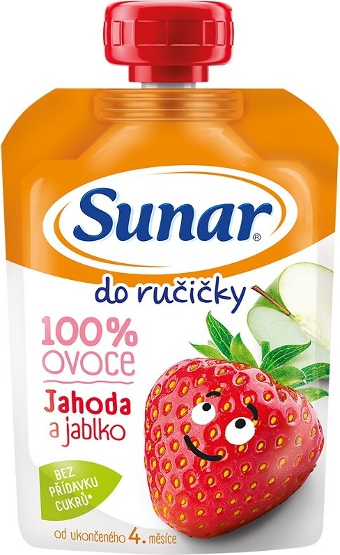 Sunar Do ručičky jablko-JAHODA 100g