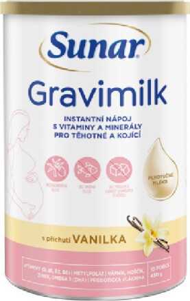 Sunar Gravimilk s příchutí vanilka 450g